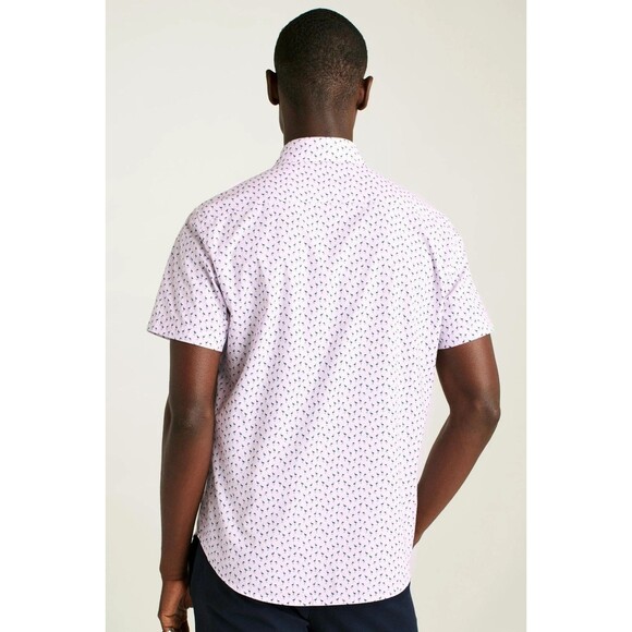 Bonobos Stretch Riviera Short Sleeve Men's Shirt Tailored Fit Long XXL 283419 - Picture 4 of 11